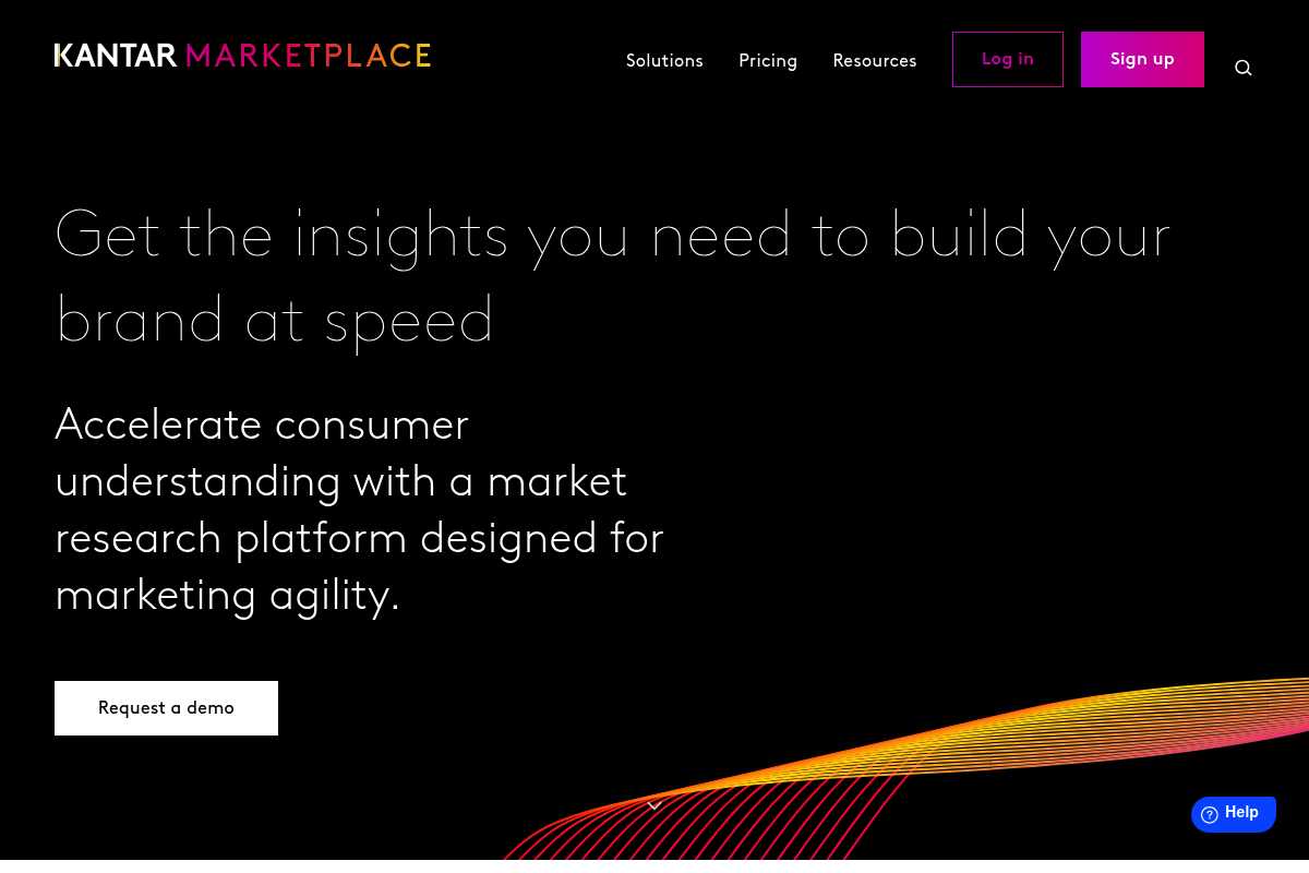 Kantar Marketplace Screenshot
