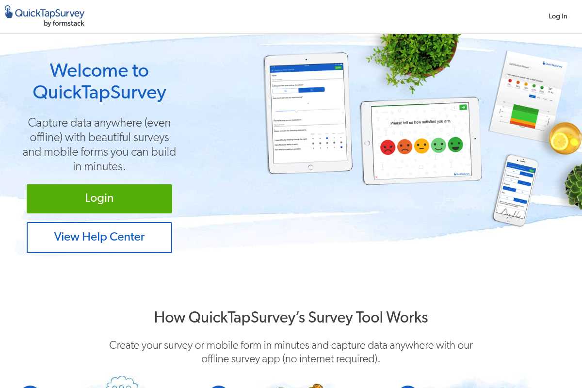 QuickTapSurvey Screenshot